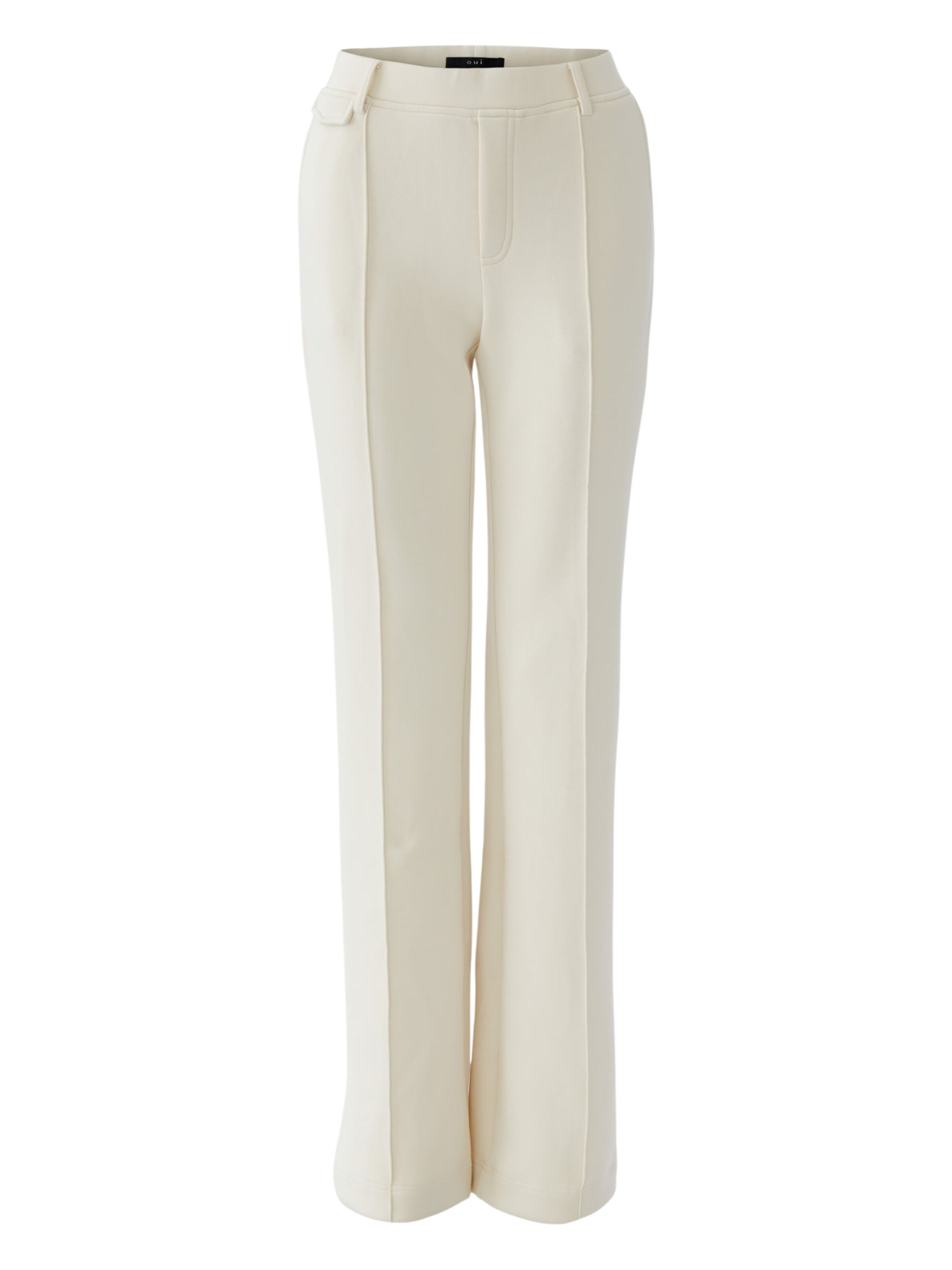 OUI Flared Hose in Weiß: Vorderseite