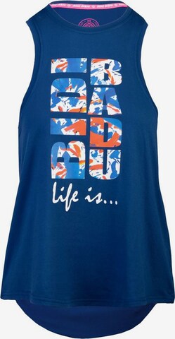 BIDI BADU Performance Shirt 'Lata' in Blue: front