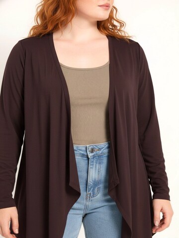 Shape Of You Knit Cardigan in Brown