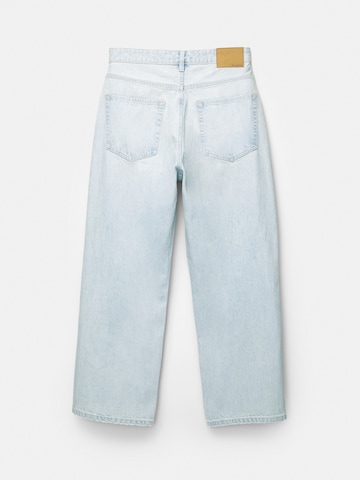 Pull&Bear Baggy Džínsy - Modrá