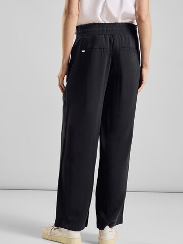 STREET ONE Wide leg Pants in Black