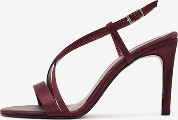 Sandales à lanières Derimod en rouge : devant