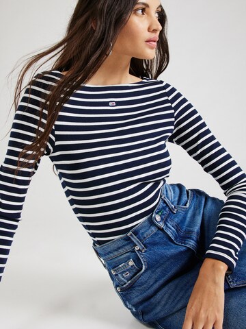 Tommy Jeans Koszulka 'BRETON' w kolorze niebieski