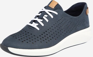 CLARKS Sneakers laag in Blauw: voorkant