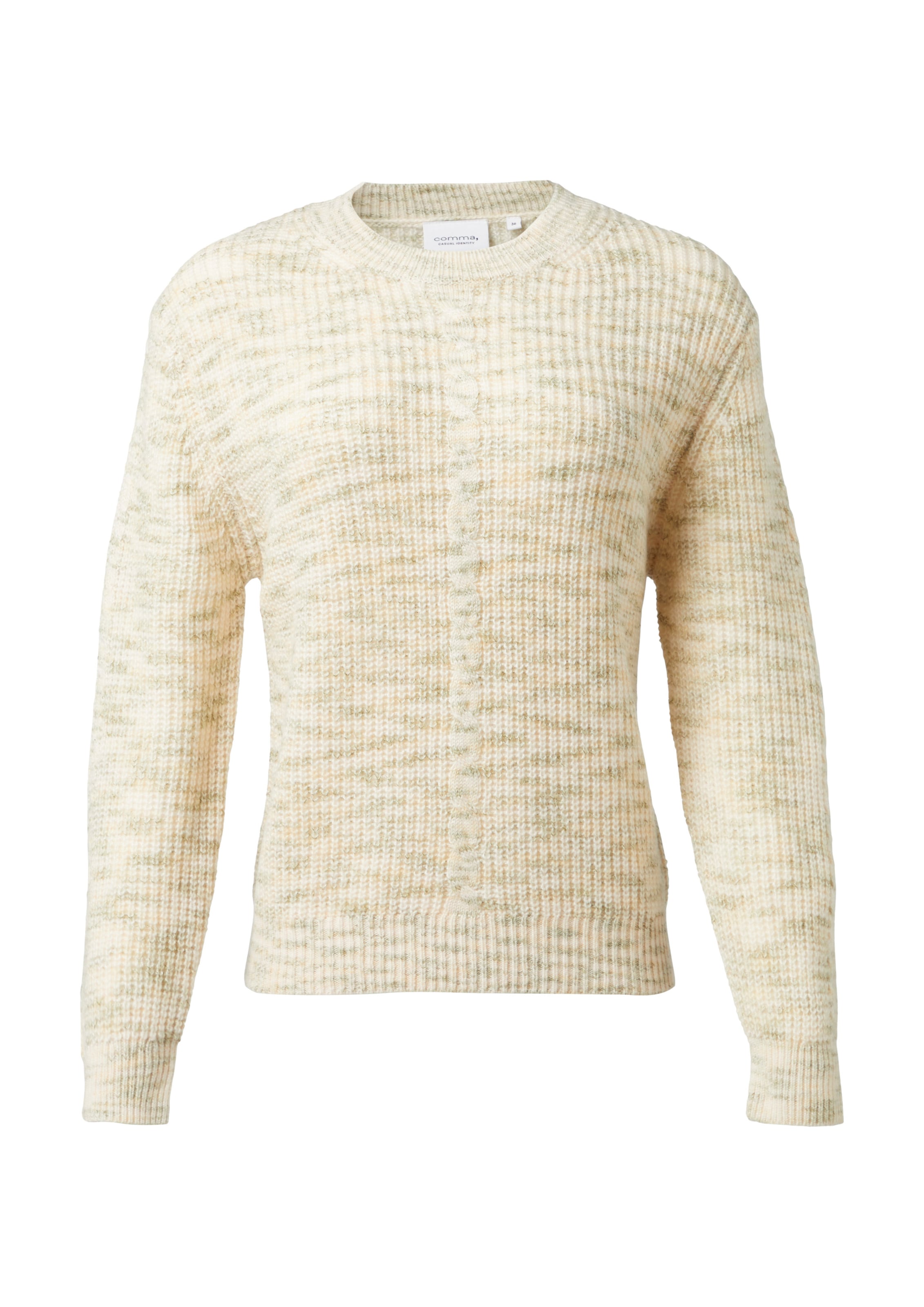 Pull-over comma casual identity en blanc : devant