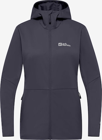 JACK WOLFSKIN Outdoor Jacket in Grey: front