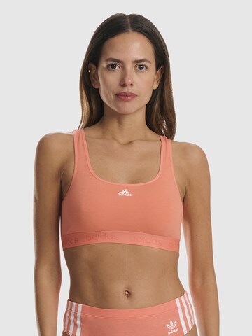 ADIDAS SPORTSWEAR Bustier Sport-BH ' CROP BRA ' in Orange: predná strana