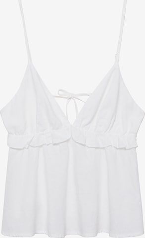 Pull&Bear Topp i vit: framsida