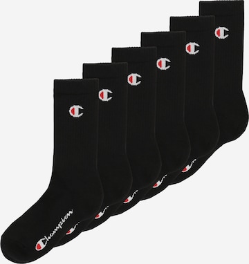 Champion Authentic Athletic Apparel Socks in Black: front