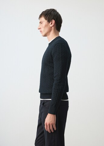 MANGO MAN Sweater 'Muguet' in Blue