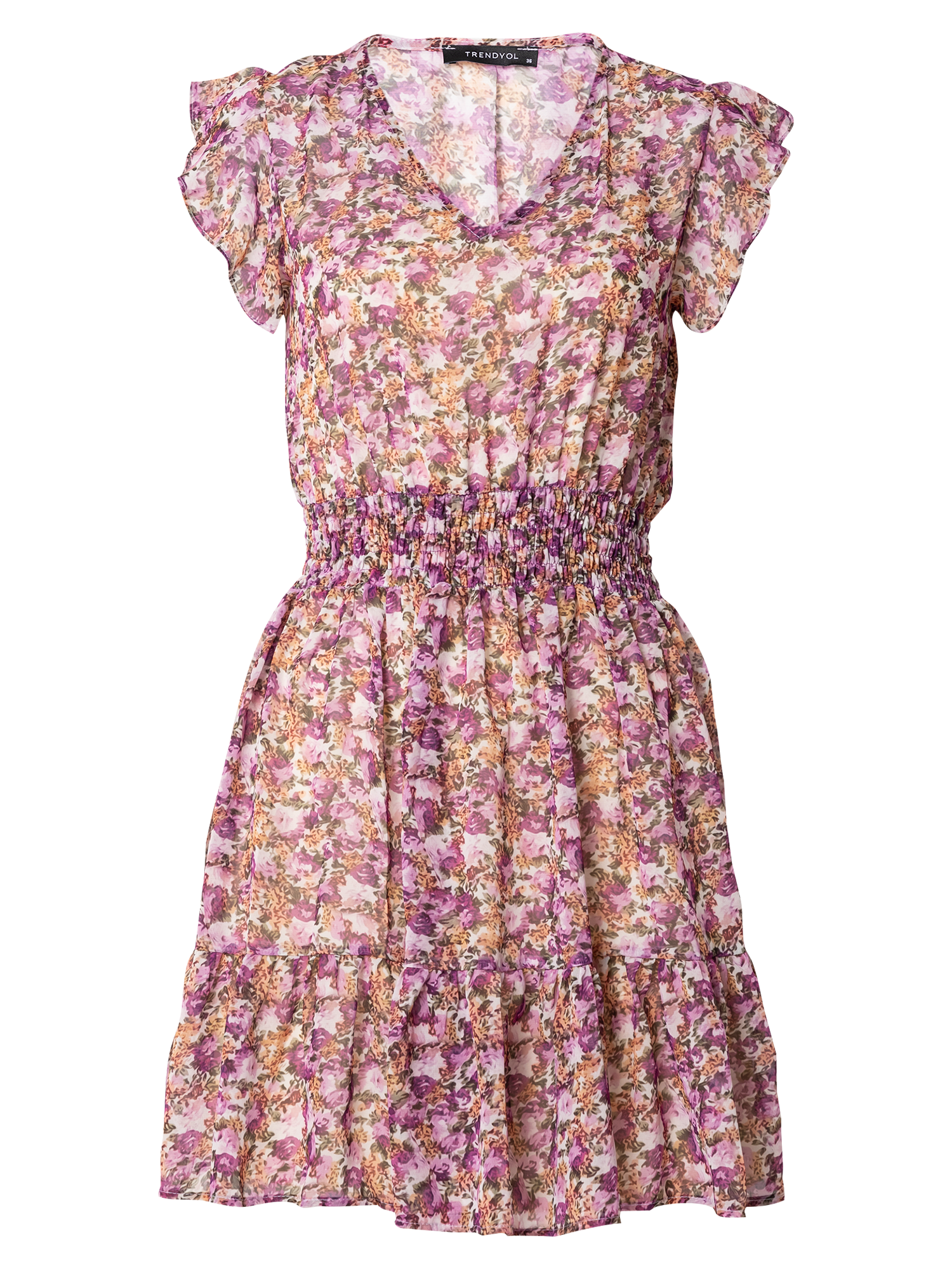 Odzież Sukienki Trendyol Letnia sukienka w kolorze Ecrum 