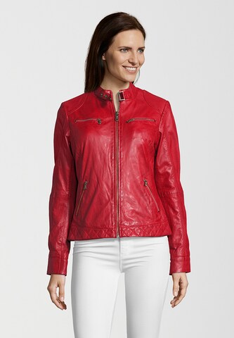 H.I.S Lederjacke 'SAIMINA' in Rot