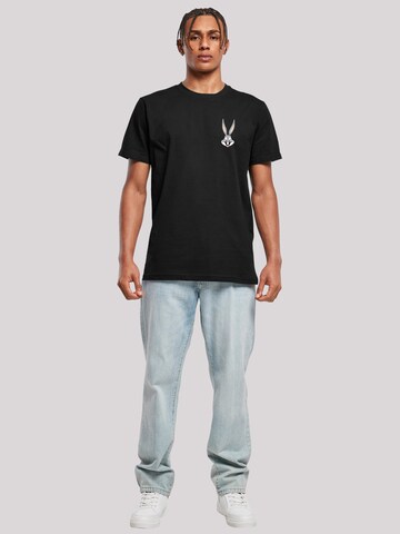 F4NT4STIC Shirt 'Looney Tunes Bugs Bunny' in Black