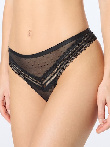 TRIUMPH Thong 'Tempting Tulle_01' in Black: front