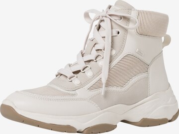 s.Oliver High-Top Sneakers in White: front