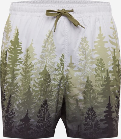 Pantaloni de baie 'Waldbaden' Maloja pe kaki / oliv / verde închis / alb, Vizualizare produs
