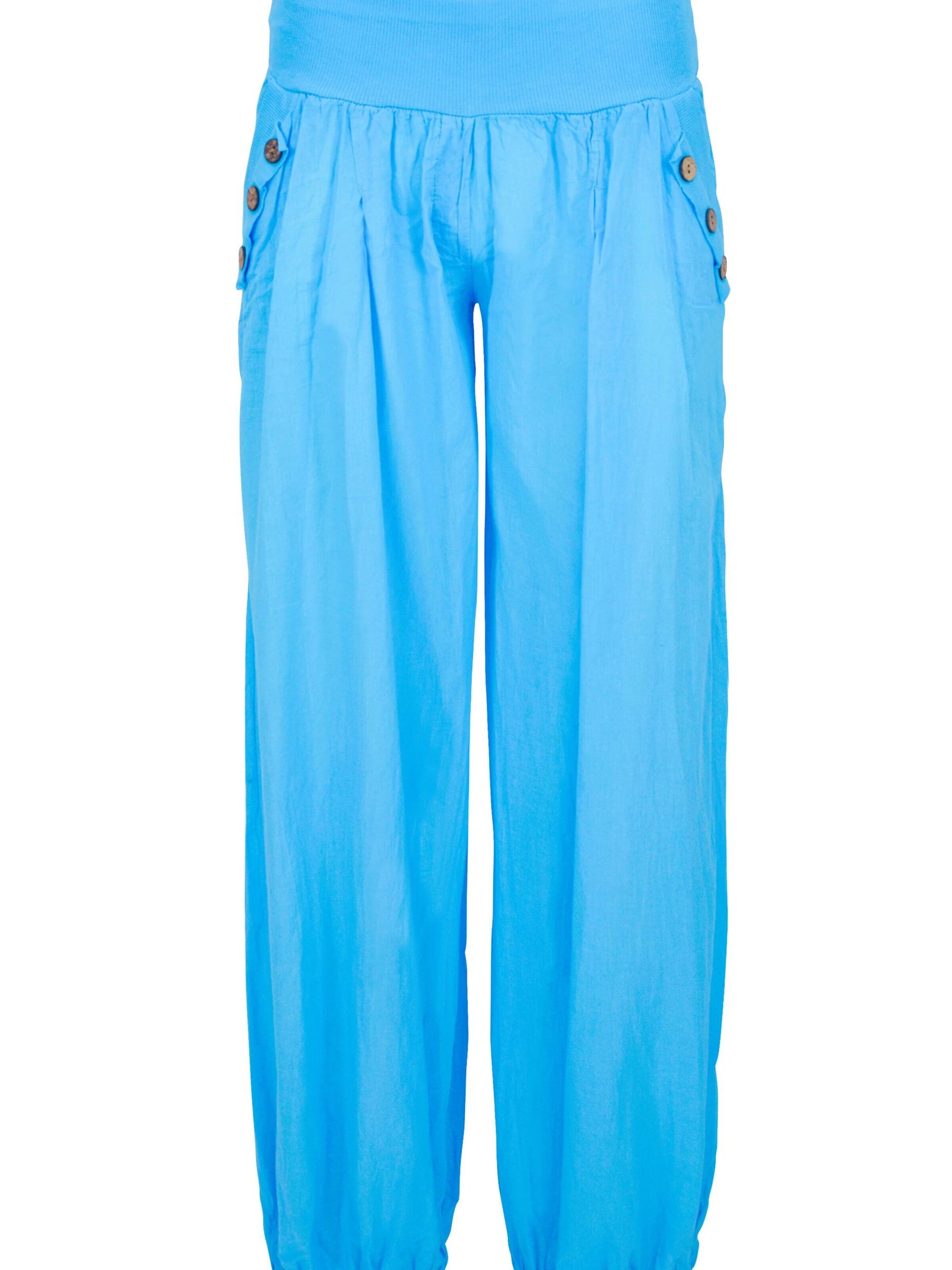 malito more than fashion Loose fit Harem Pants in Blue