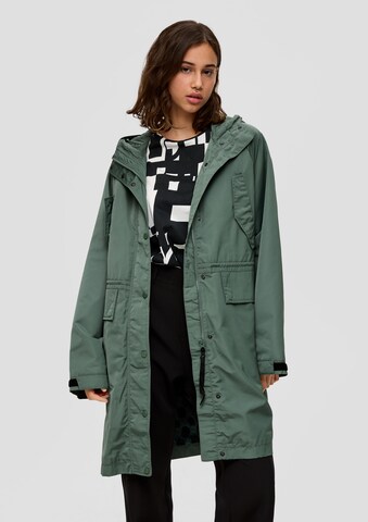 QS Between-Seasons Parka in Green: front