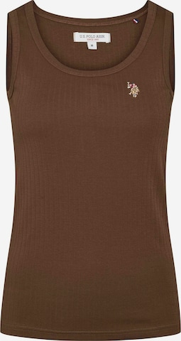 U.S. POLO ASSN. Top ' UWCasandra ' – hnědá: přední strana