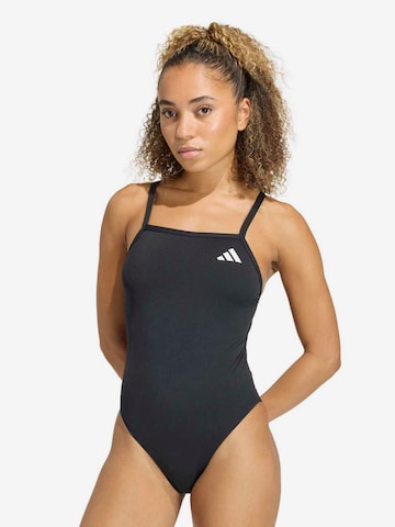 ADIDAS PERFORMANCE Bustier Urheilu-uimapuku 'ESS' värissä musta: etupuoli