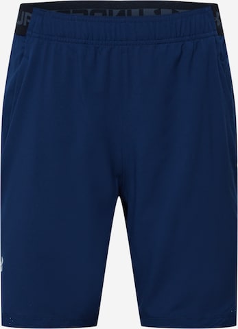 UNDER ARMOUR Workout Pants 'Vanish' in Blue: front