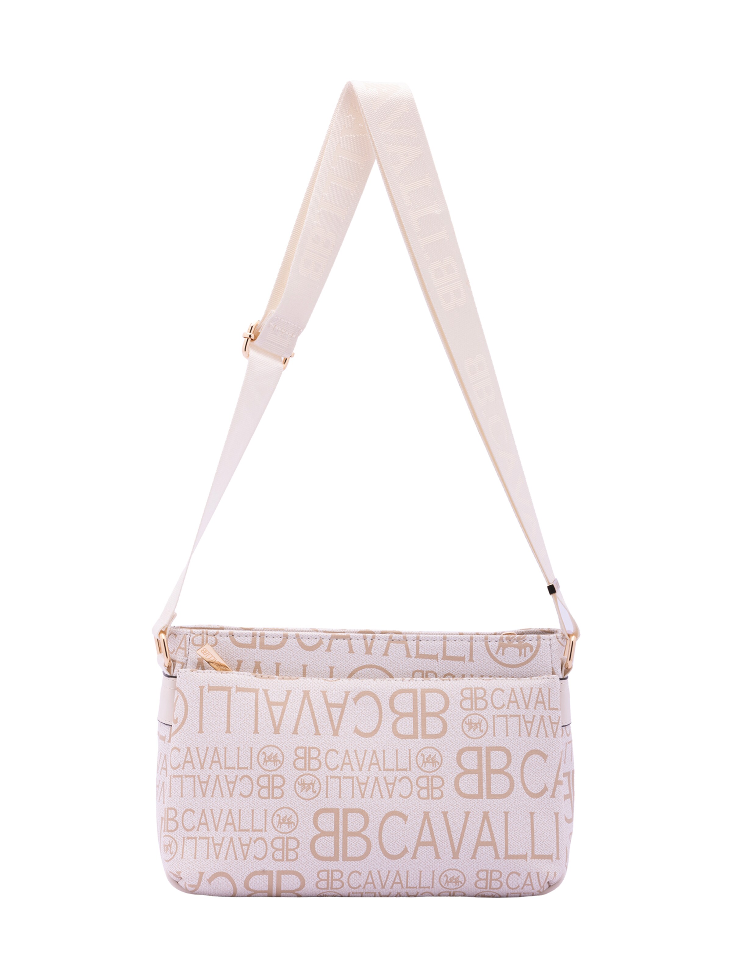 Borsa a tracolla di B. Cavalli in bianco