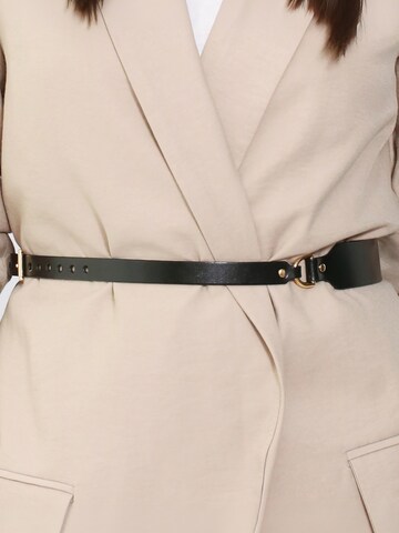 Haute Cuir Belt 'Slim Harness Belt' in Black