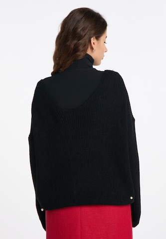 Pullover 'Tylin' di faina in nero