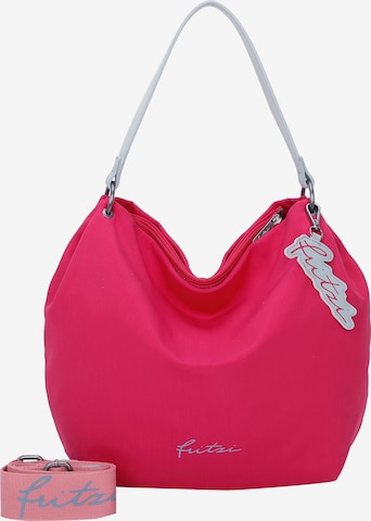 Fritzi aus Preußen Shoulder Bag 'Joshi02' in Pink: front
