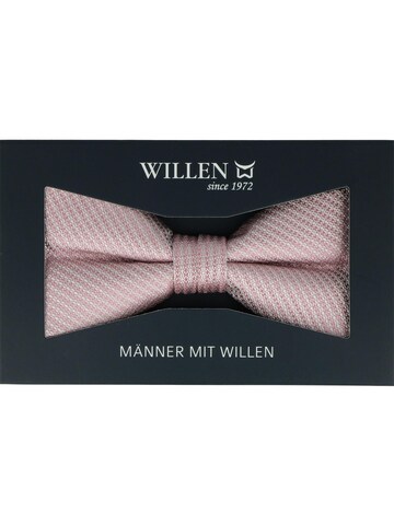 WILLEN Fliege 'Pastell Uni'‌‌‌‌‌‌‌ in Pink