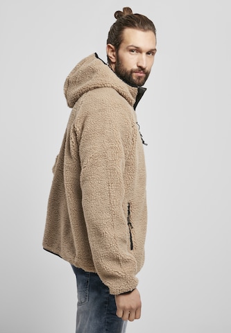 Brandit Fleece jas in Beige