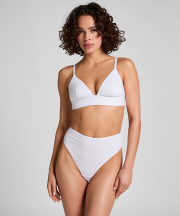 Triangle Soutien-gorge Hunkemöller en blanc : devant