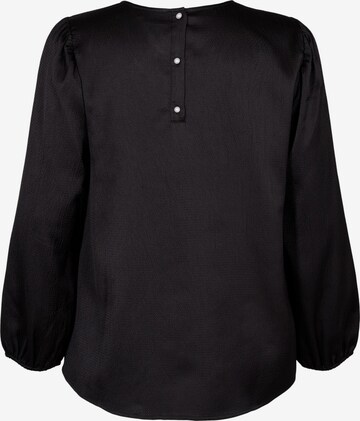 Zizzi - Blusa 'MKIM' em preto