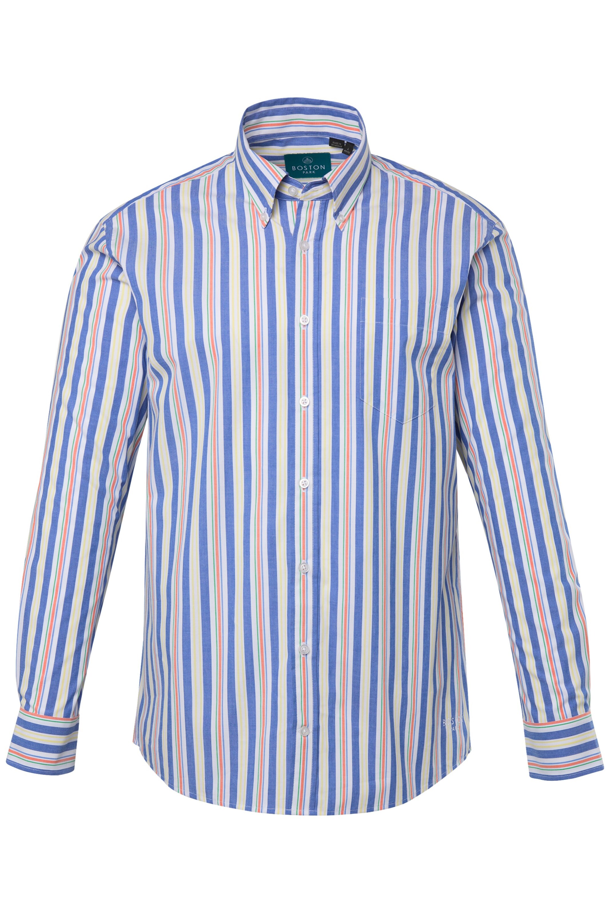 Boston Park Regular fit Button Up Shirt in Blue: front