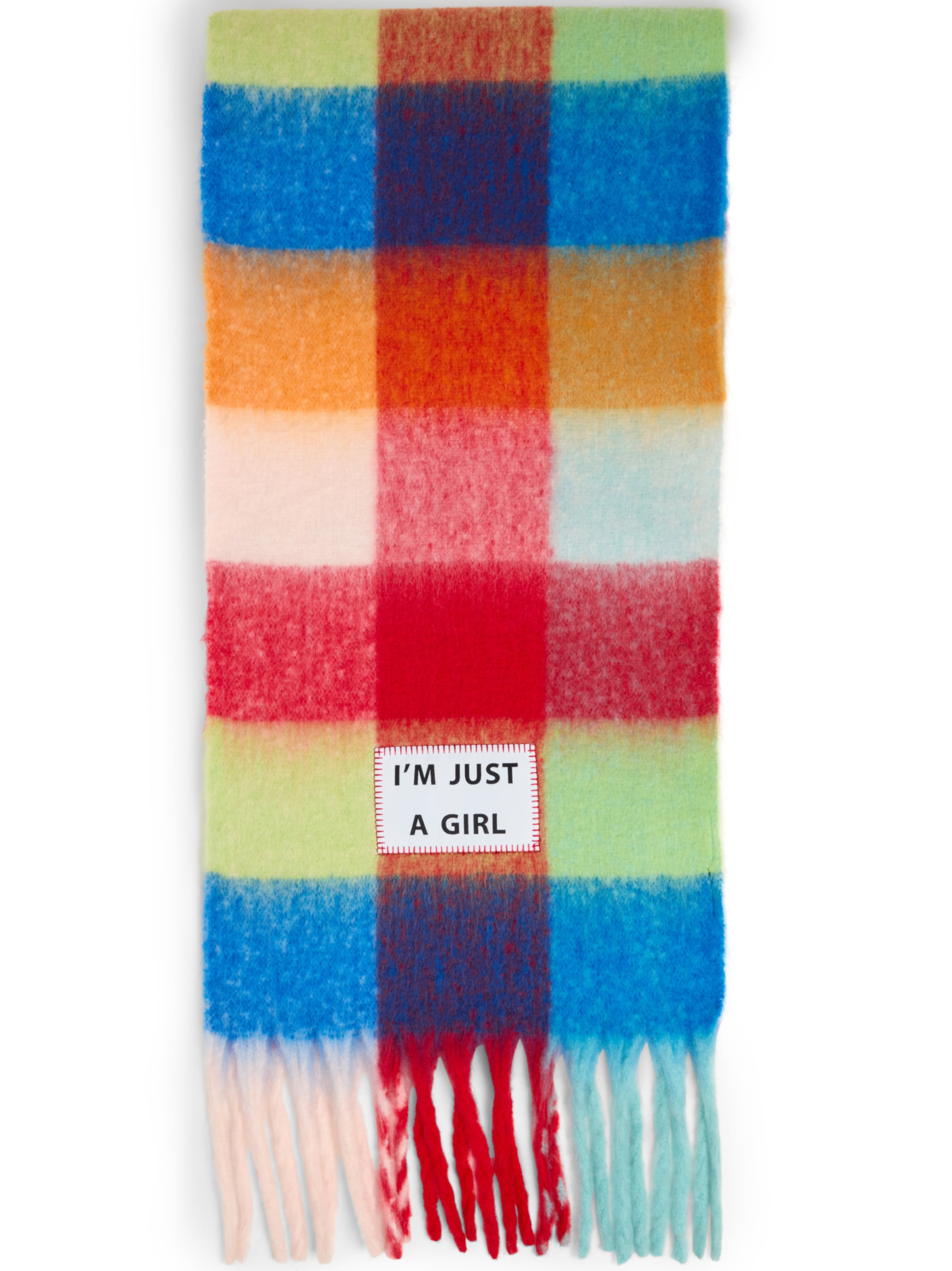 Verb To Do Schal in Rot: Vorderseite