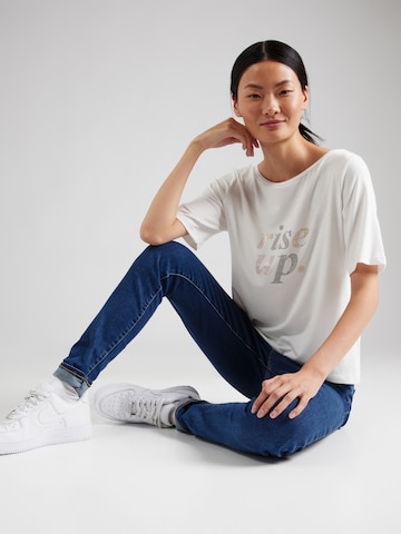 MORE & MORE Shirt 'Rise Up' in Wit