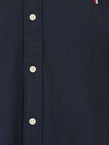 Jack & Jones Plus - Regular Fit Camisa 'SUMMER' em azul