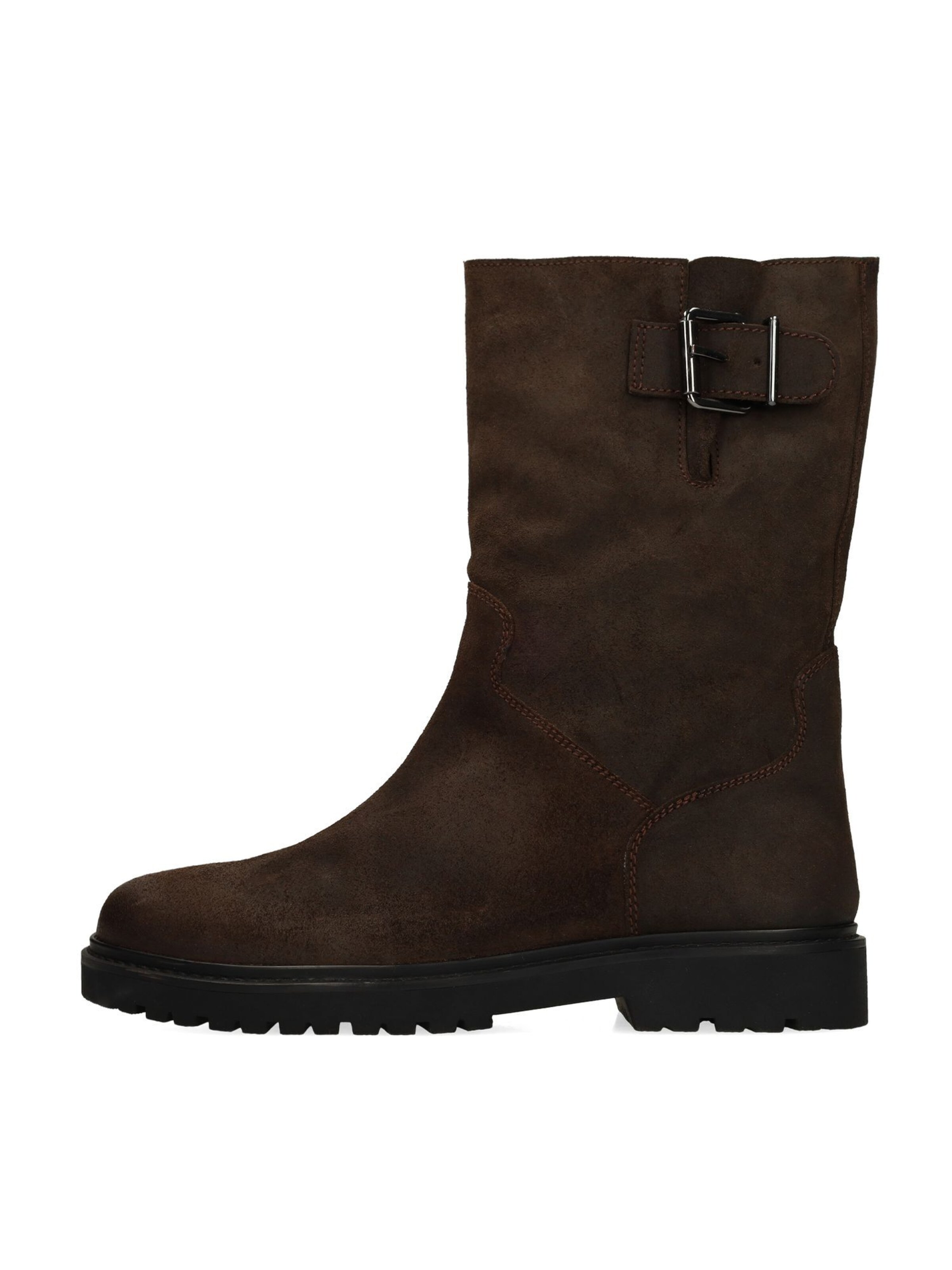 Boots MANFIELD en marron : devant