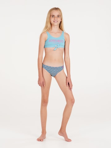 PROTEST Bustier Bikini 'PRTNAOMO JR'‌‌‌‌‌‌‌‌‌ in Blau
