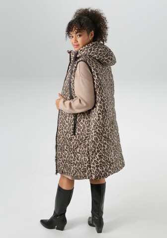Aniston Vest in Brown