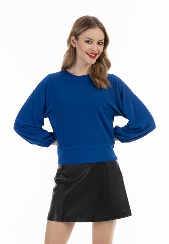 faina Shirt in Blauw: voorkant