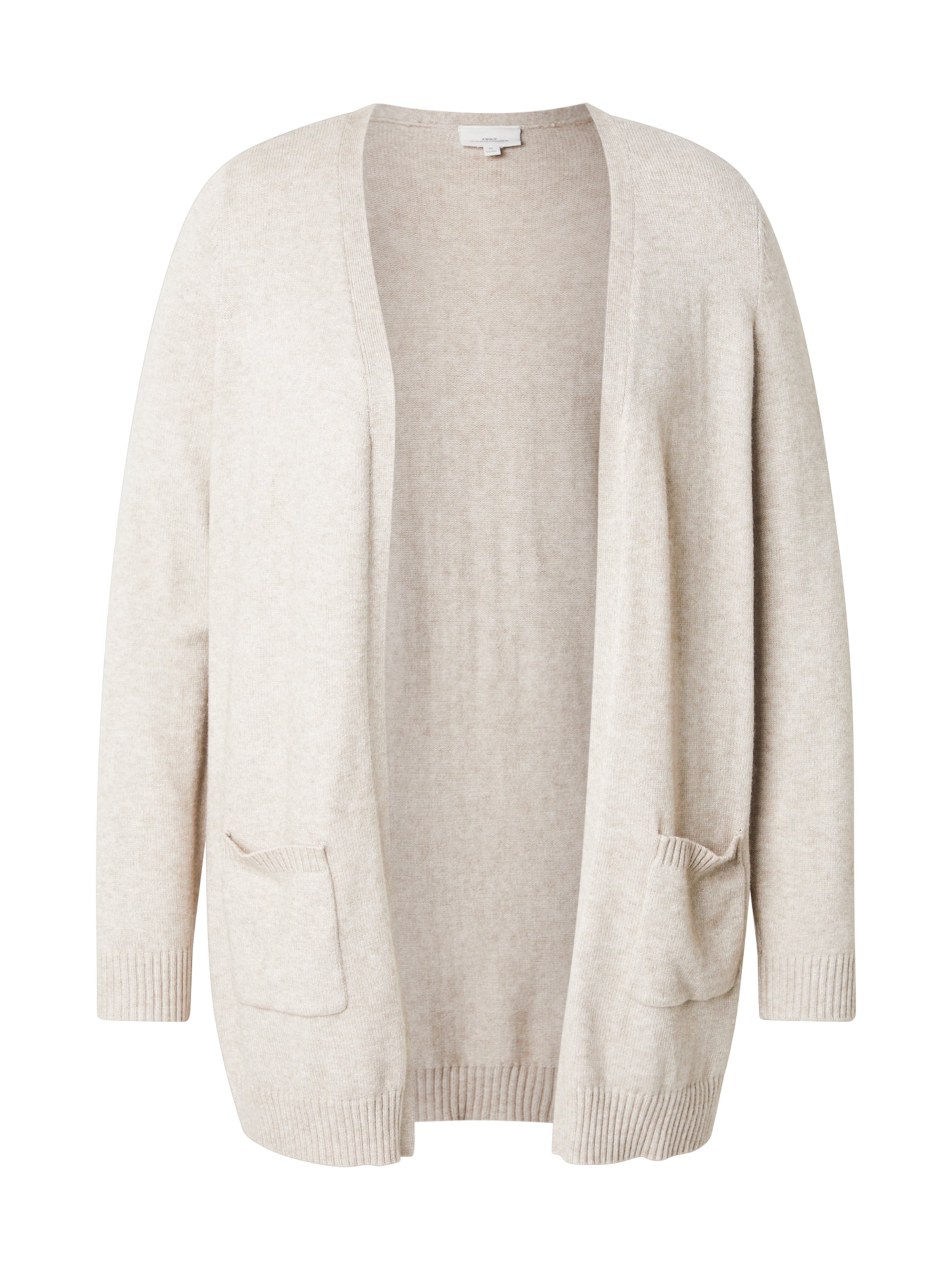 ONLY Carmakoma Knit Cardigan 'CAREsly' in Grey: front