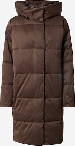 JDY Between-Seasons Coat 'Mustang' in Brown: front