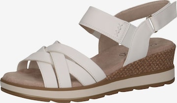 CAPRICE Sandale in Weiß: Vorderseite