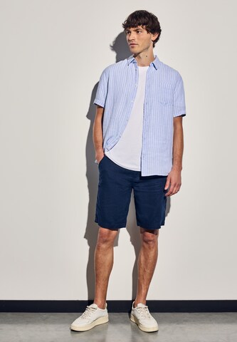 Street One MEN Regular fit Button Up Shirt in Blue