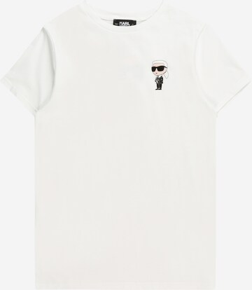 T-Shirt Karl Lagerfeld en blanc : devant