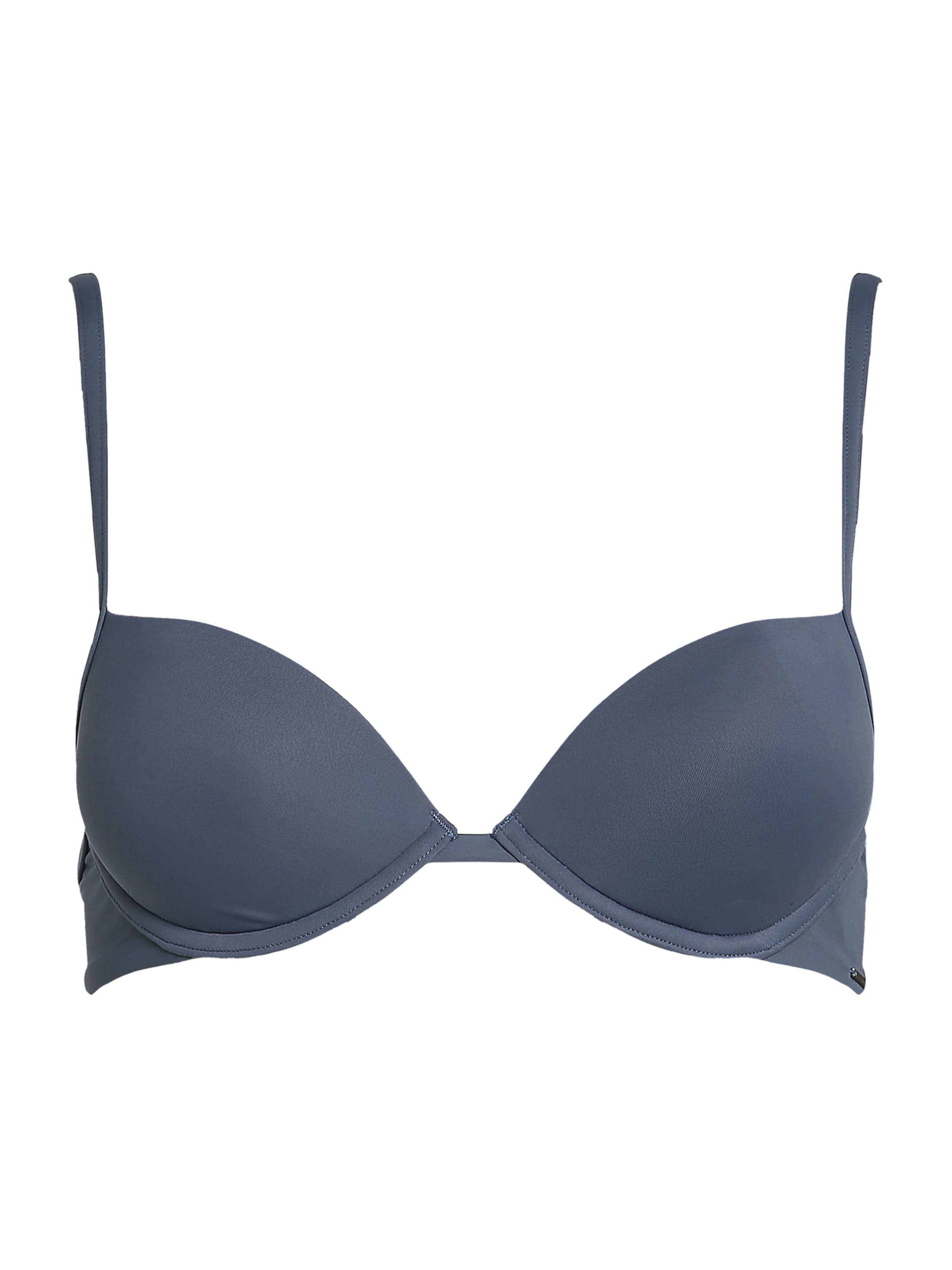 Calvin Klein Swimwear Push-up Τοπ μπικίνι 'Essentials' σε γκρι: μπροστά