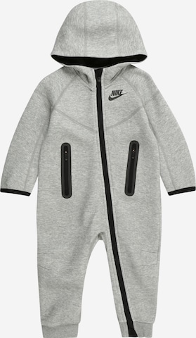 Nike Sportswear Комбинезон 'TECH FLEECE' в Серый: спереди