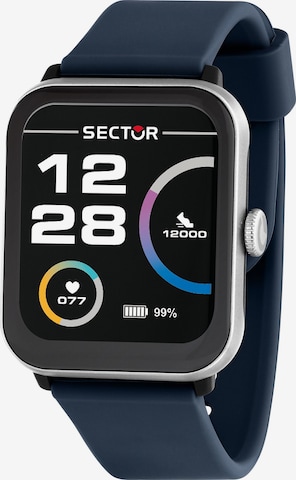 SECTOR Uhr in Blau: Vorderseite