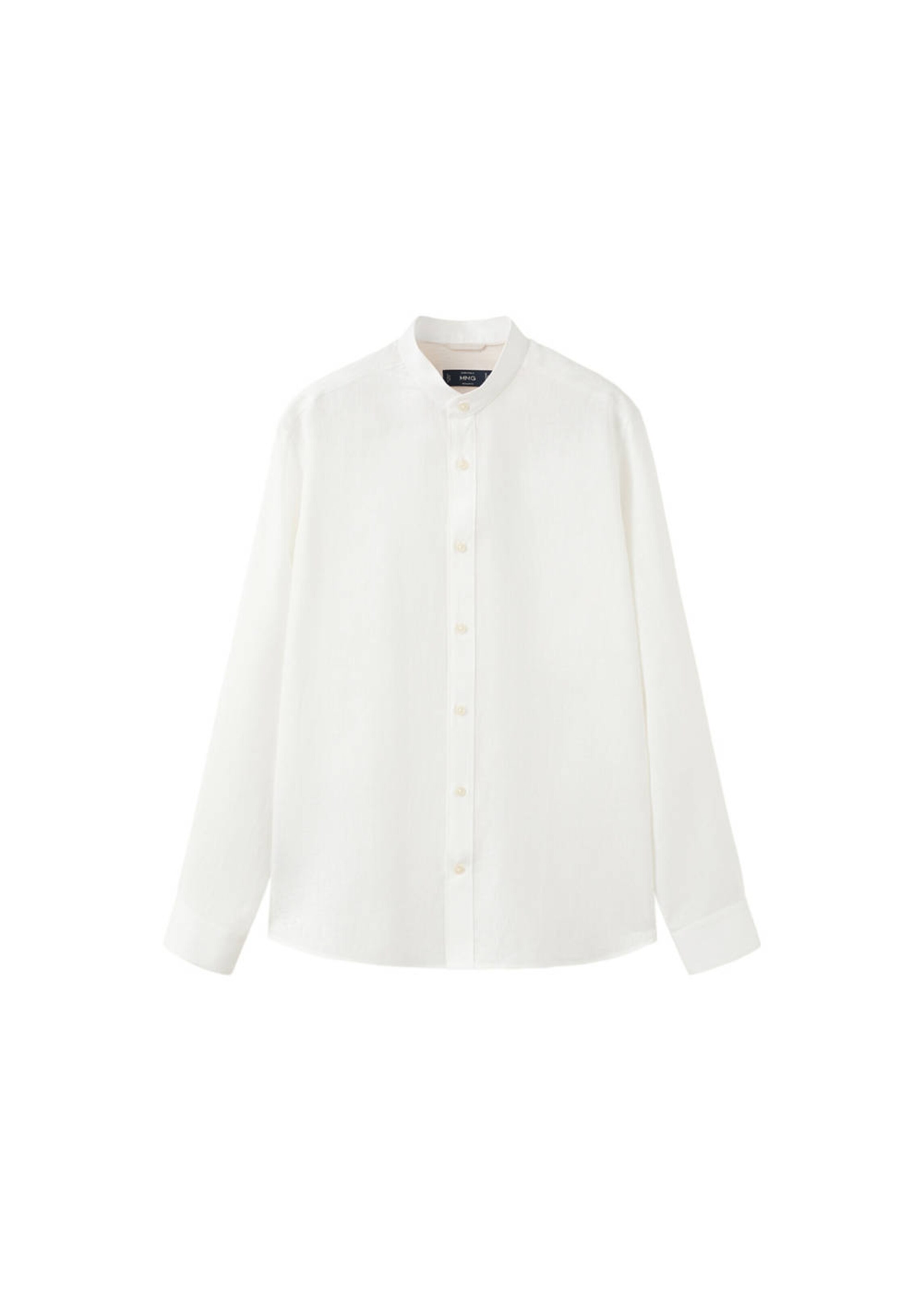 MANGO MAN Regular fit Button Up Shirt 'Chennai' in White: front